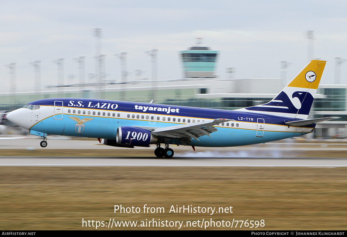 Aircraft Photo of LZ-TYR | Boeing 737-330 | TayaranJet | AirHistory.net #776598