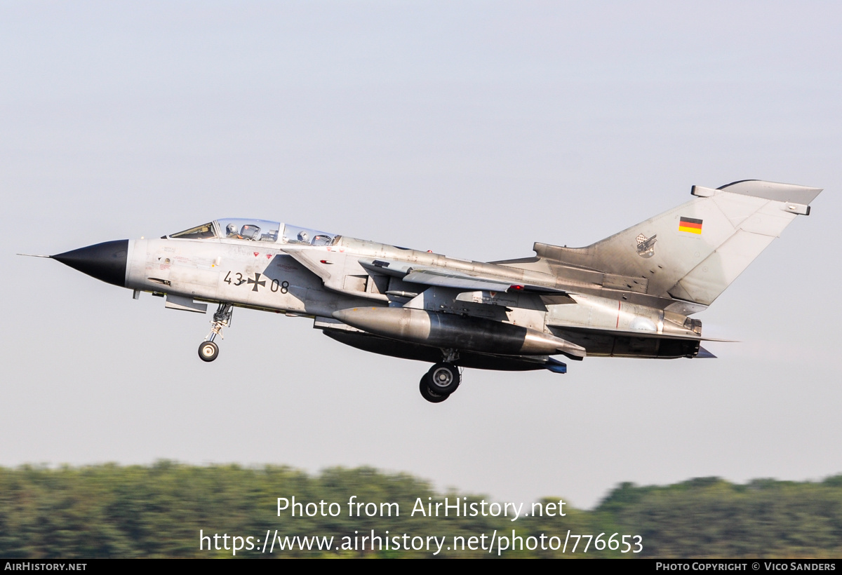 Aircraft Photo of 4308 | Panavia Tornado IDS(T) | Germany - Air Force | AirHistory.net #776653