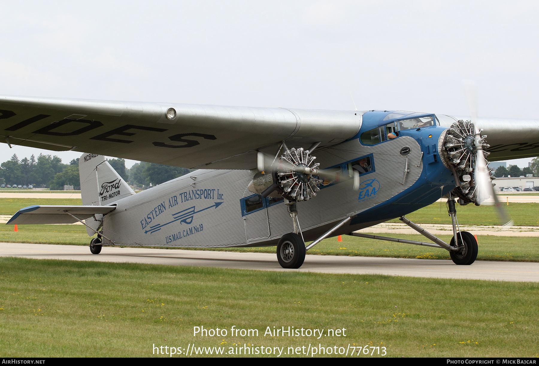 Aircraft Photo of N8407 / NC8407 | Ford 4-AT-E Tri-Motor | EAA - Experimental Aircraft Association | Eastern Air Transport | AirHistory.net #776713