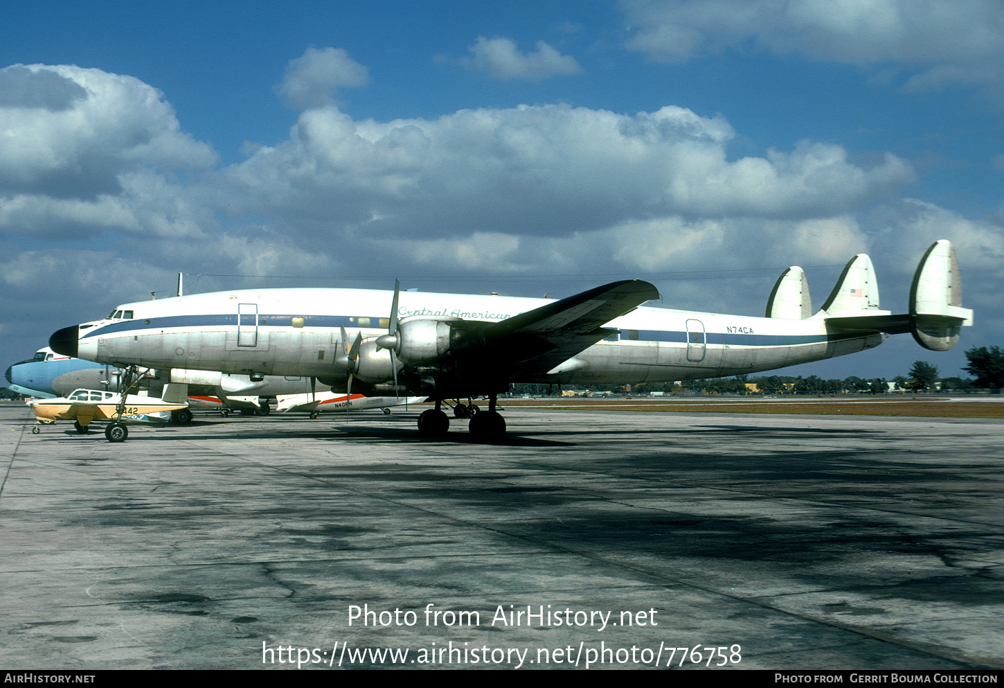 Aircraft Photo of N74CA | Lockheed L-1049H Super Constellation | Central American Airways | AirHistory.net #776758