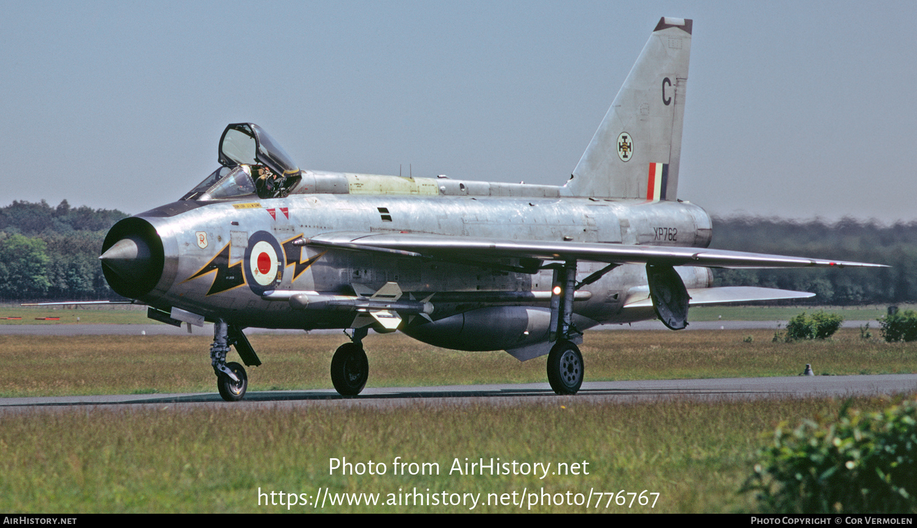 Aircraft Photo of XP762 | English Electric Lightning F3 | UK - Air Force | AirHistory.net #776767