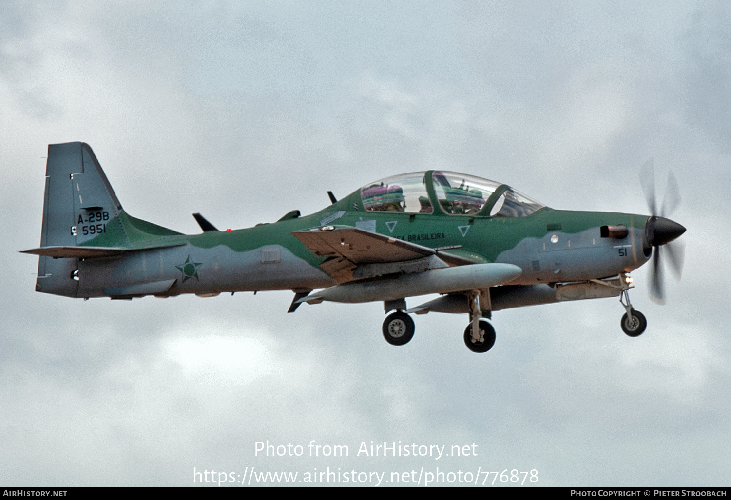 Aircraft Photo of 5951 | Embraer EMB-314B (A-29B) Super Tucano | Brazil - Air Force | AirHistory.net #776878