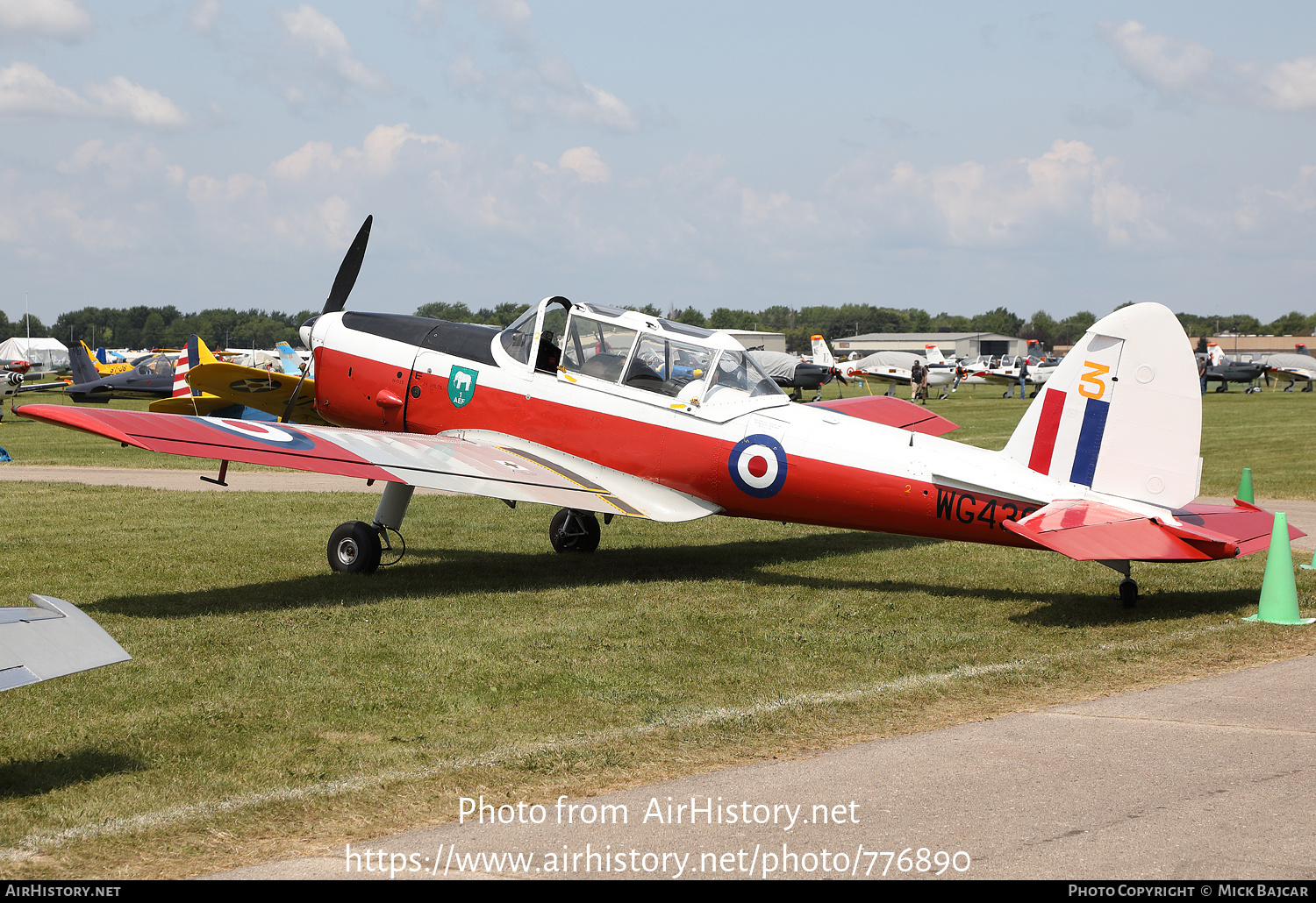 Aircraft Photo of N430WG / WG430 | De Havilland Canada DHC-1 Chipmunk T10 | UK - Air Force | AirHistory.net #776890