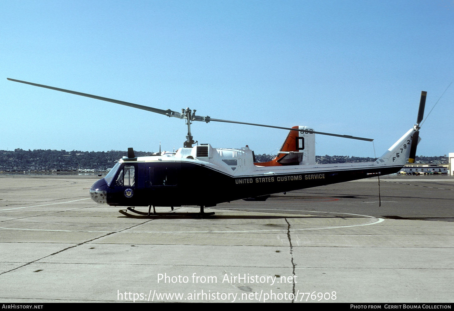 Aircraft Photo of N2975F | Bell UH-1B Iroquois | USA - Customs | AirHistory.net #776908