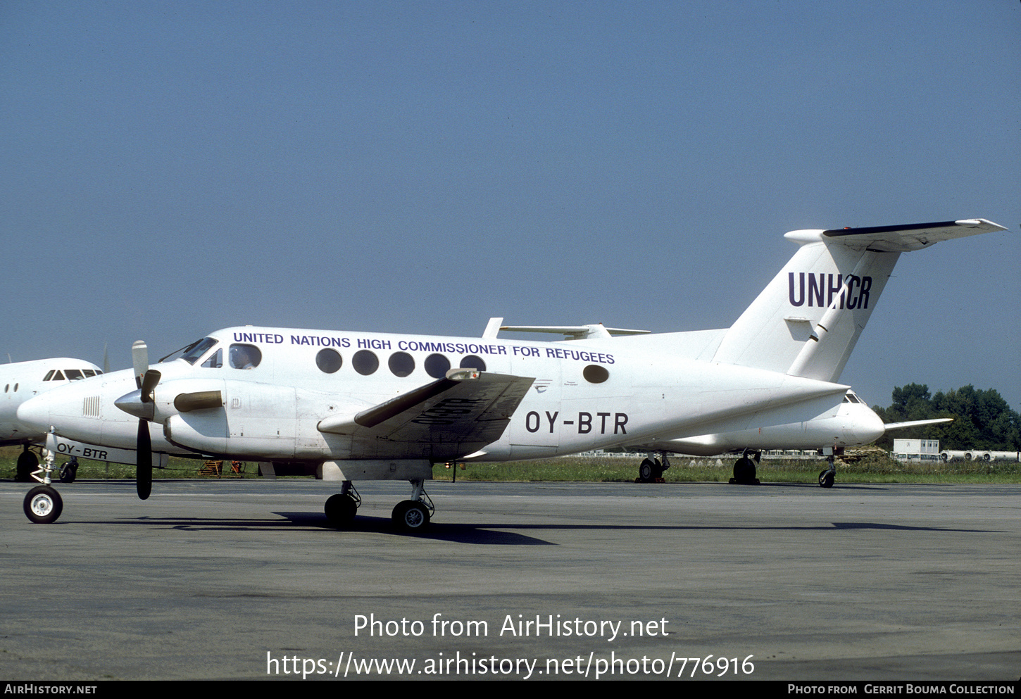 Aircraft Photo of OY-BTR | Beech 200 Super King Air | United Nations High Commissioner for Refugees - UNHCR | AirHistory.net #776916