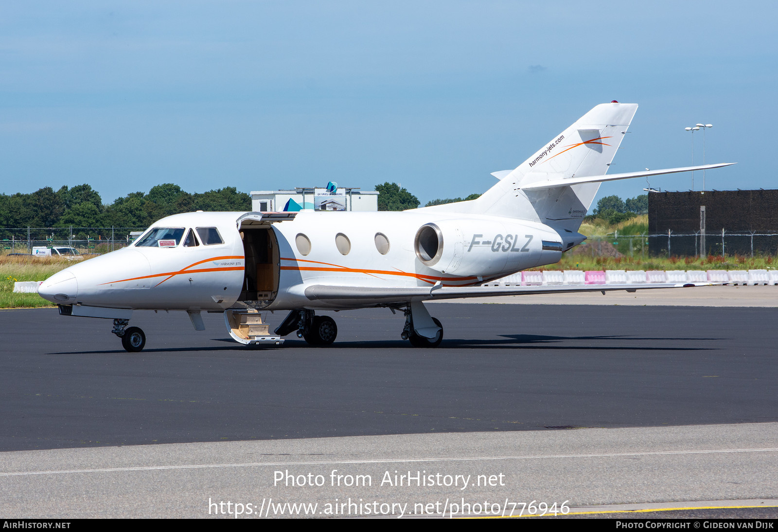 Aircraft Photo of F-GSLZ | Dassault Falcon 100 | Harmony Jets | AirHistory.net #776946