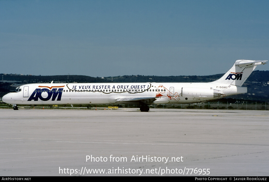 Aircraft Photo of F-GGMD | McDonnell Douglas MD-83 (DC-9-83) | AOM French Airlines | AirHistory.net #776955