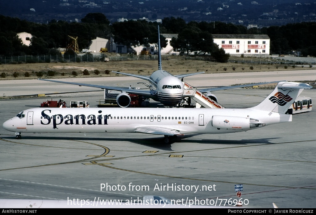 Aircraft Photo of EC-GHH | McDonnell Douglas MD-83 (DC-9-83) | Spanair | AirHistory.net #776960