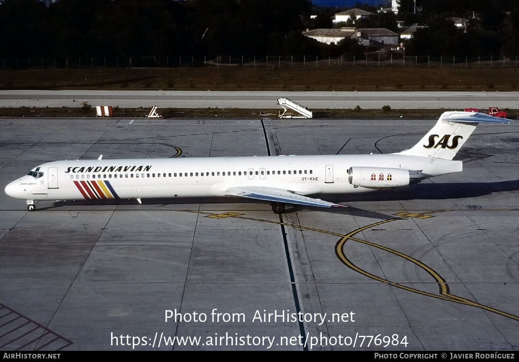 Aircraft Photo of OY-KHE | McDonnell Douglas MD-82 (DC-9-82) | Scandinavian Airlines - SAS | AirHistory.net #776984