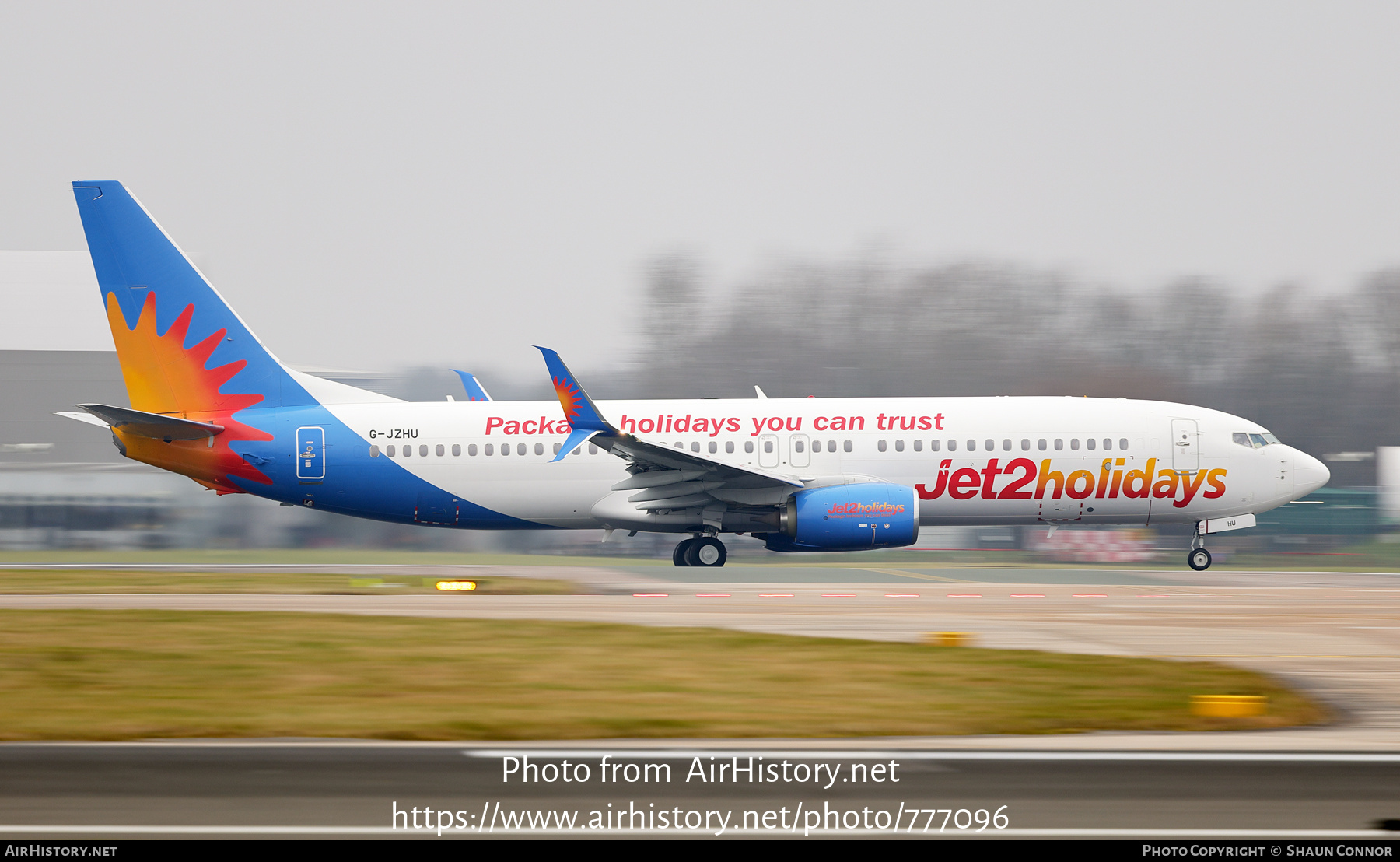 Aircraft Photo of G-JZHU | Boeing 737-800 | Jet2 Holidays | AirHistory.net #777096