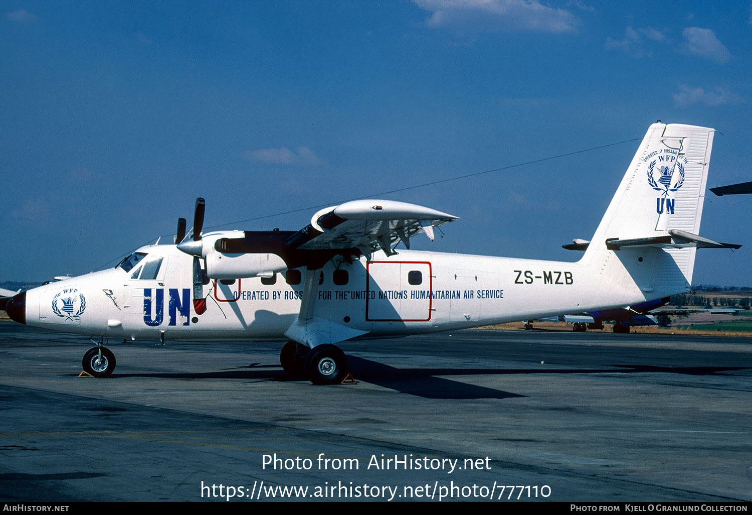 Aircraft Photo of ZS-MSB | De Havilland Canada DHC-6-300 Twin Otter | United Nations Humanitarian Air Service | AirHistory.net #777110