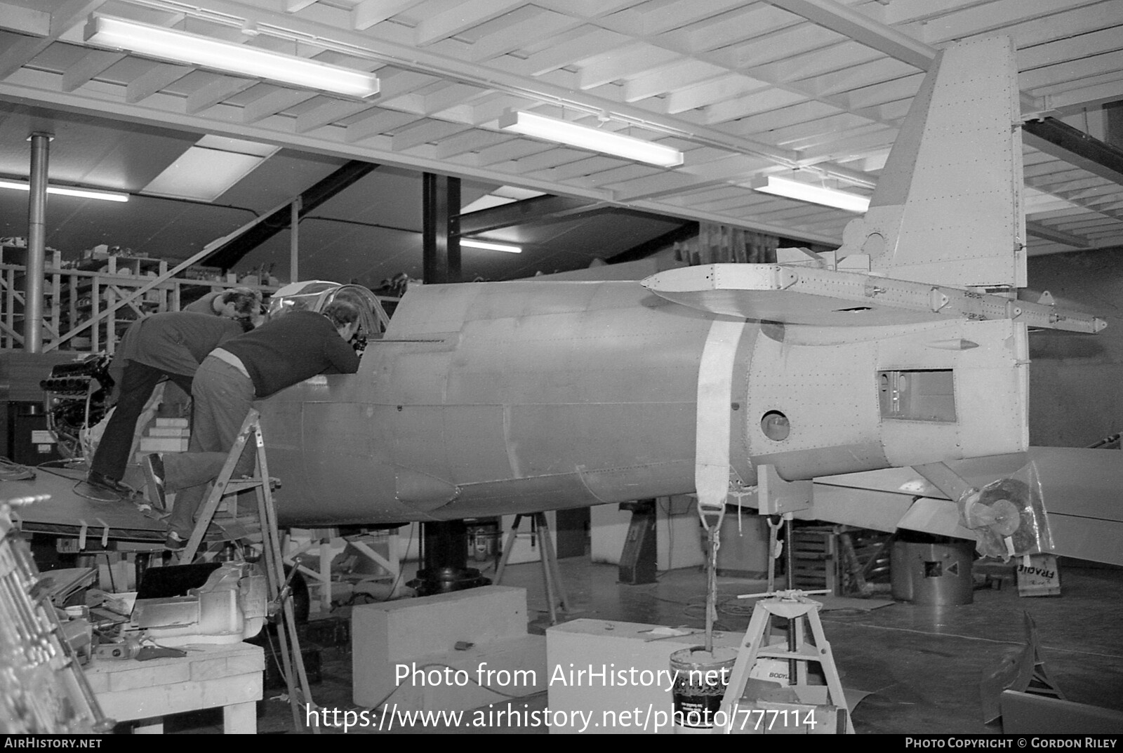 Aircraft Photo of G-CTIX | Supermarine 509 Spitfire T9 | AirHistory.net #777114