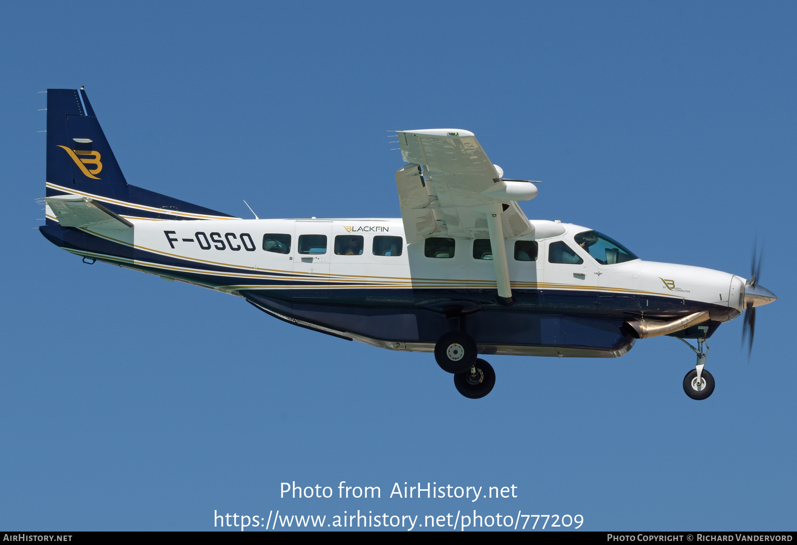 Aircraft Photo of F-OSCO | Cessna 208B Grand Caravan EX | St. Barth Commuter | AirHistory.net #777209