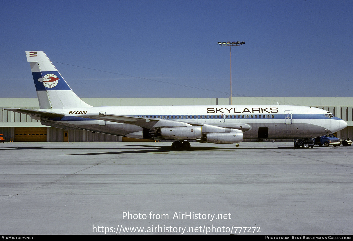 Aircraft Photo of N7228U | Boeing 720-022 | Atlanta Skylarks | AirHistory.net #777272