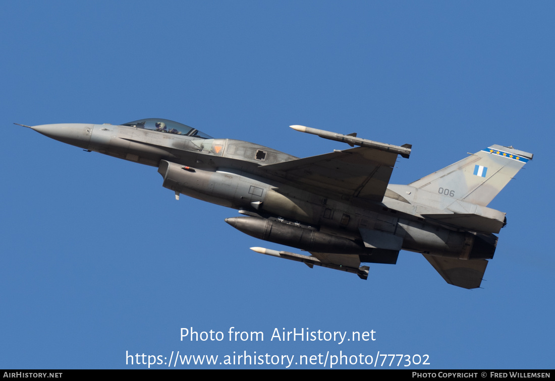 Aircraft Photo of 006 | Lockheed Martin F-16V Fighting Falcon | Greece - Air Force | AirHistory.net #777302