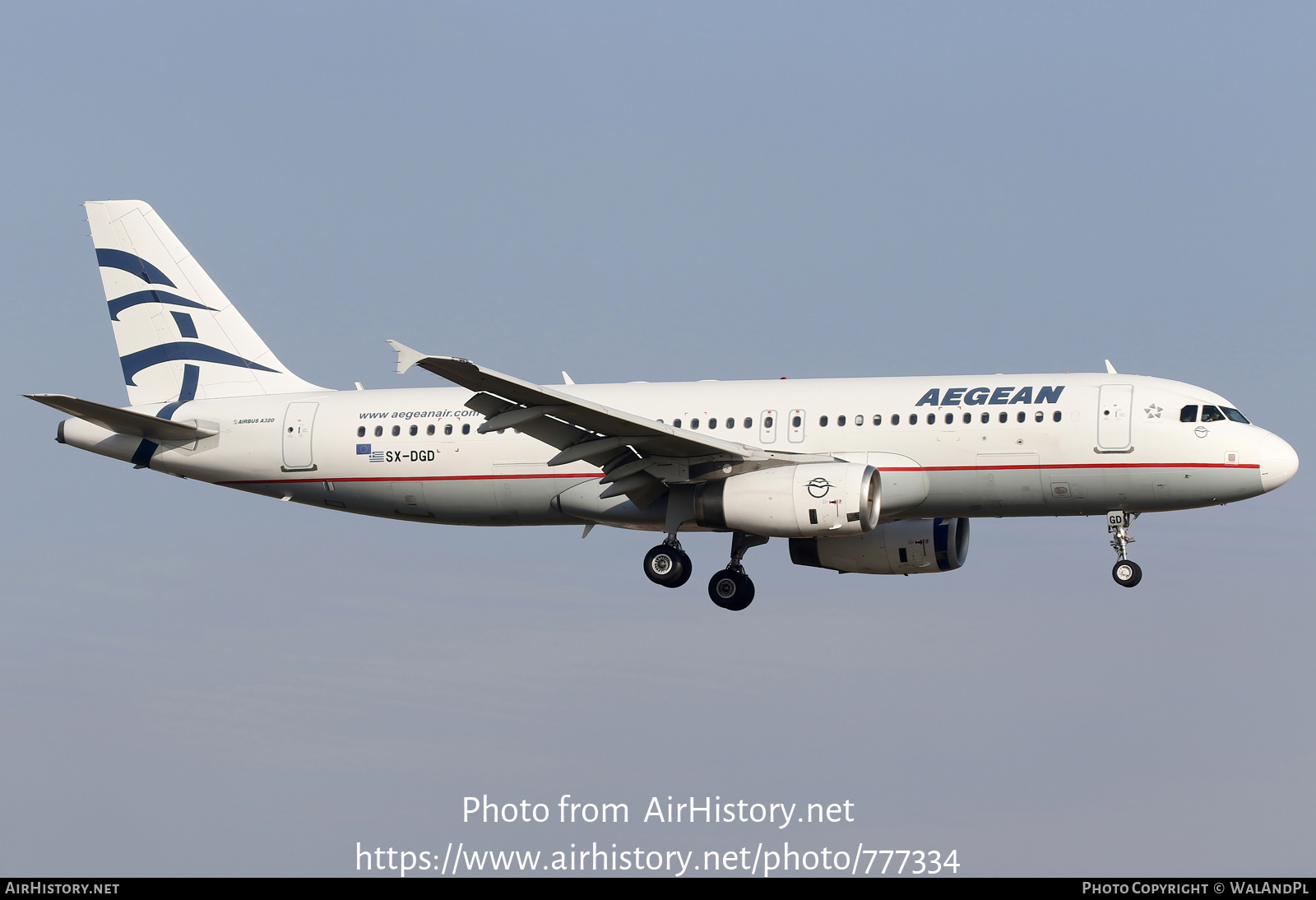 Aircraft Photo of SX-DGD | Airbus A320-232 | Aegean Airlines | AirHistory.net #777334