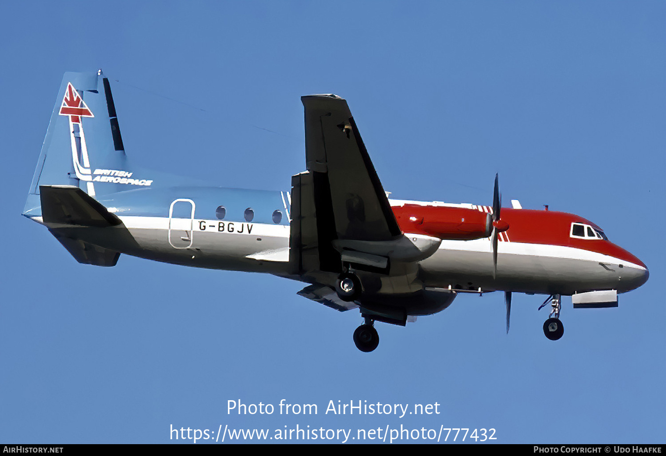 Aircraft Photo of G-BGJV | British Aerospace BAe-748 Srs2B/357LFD | DLT - Deutsche Luftverkehrsgesellschaft | AirHistory.net #777432