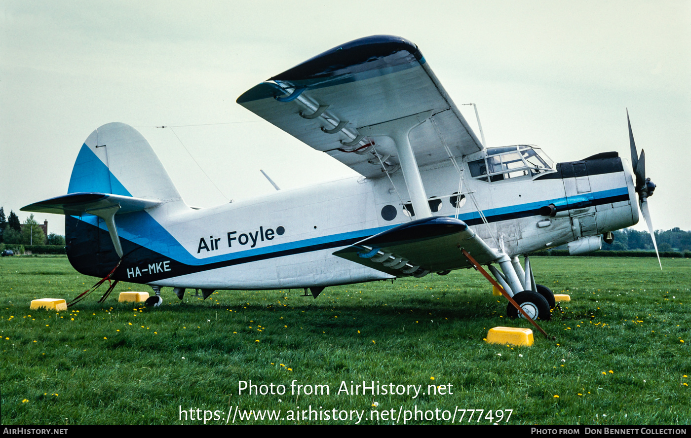 Aircraft Photo of HA-MKE | Antonov An-2R | Air Foyle | AirHistory.net #777497