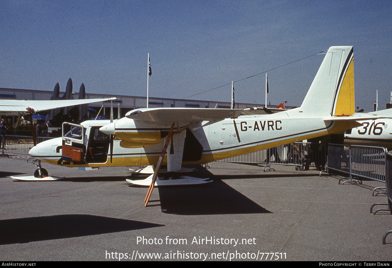 Aircraft Photo of G-AVRC | Britten-Norman BN-2A-26 Islander | AirHistory.net #777511