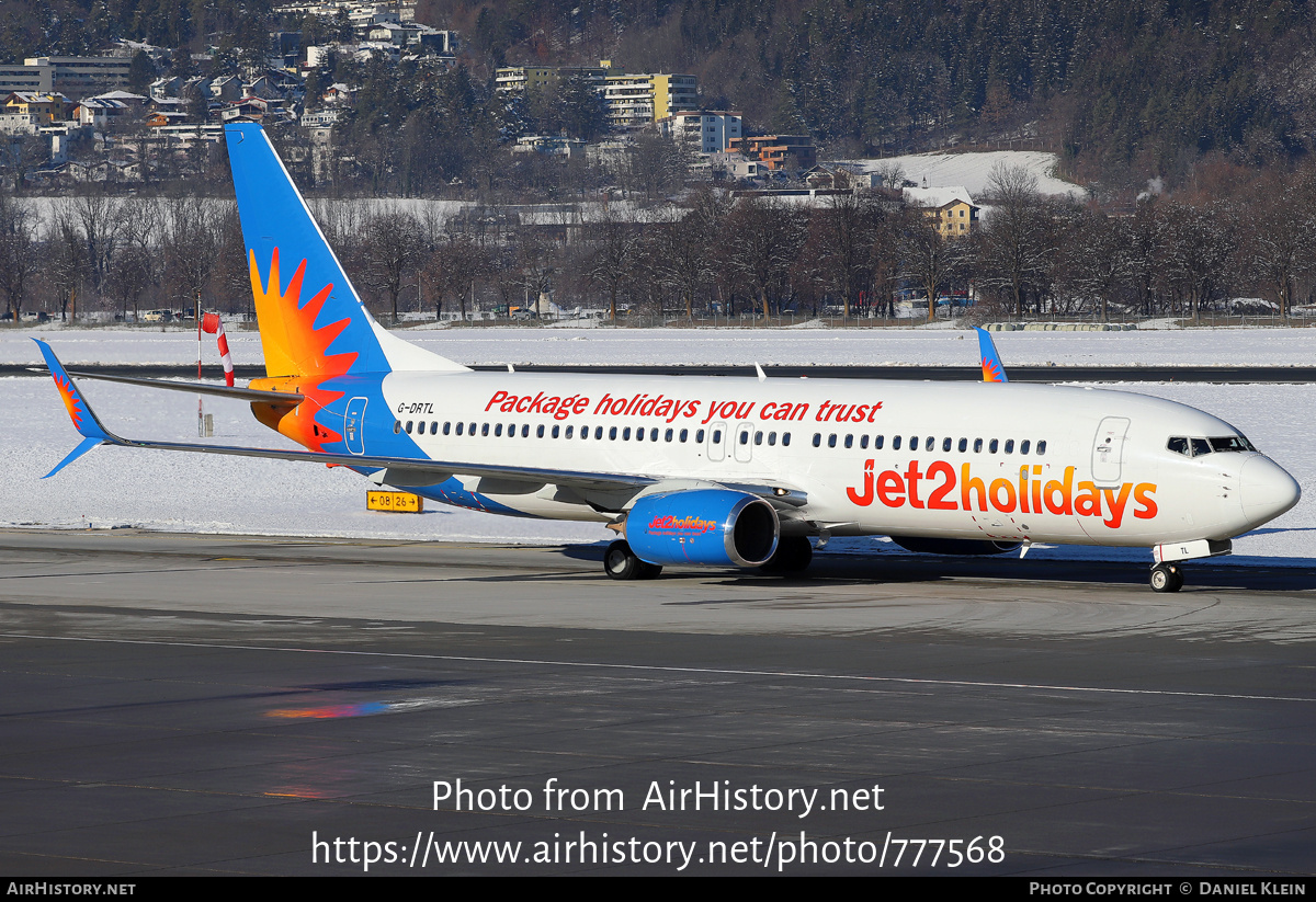 Aircraft Photo of G-DRTL | Boeing 737-8AL | Jet2 Holidays | AirHistory.net #777568