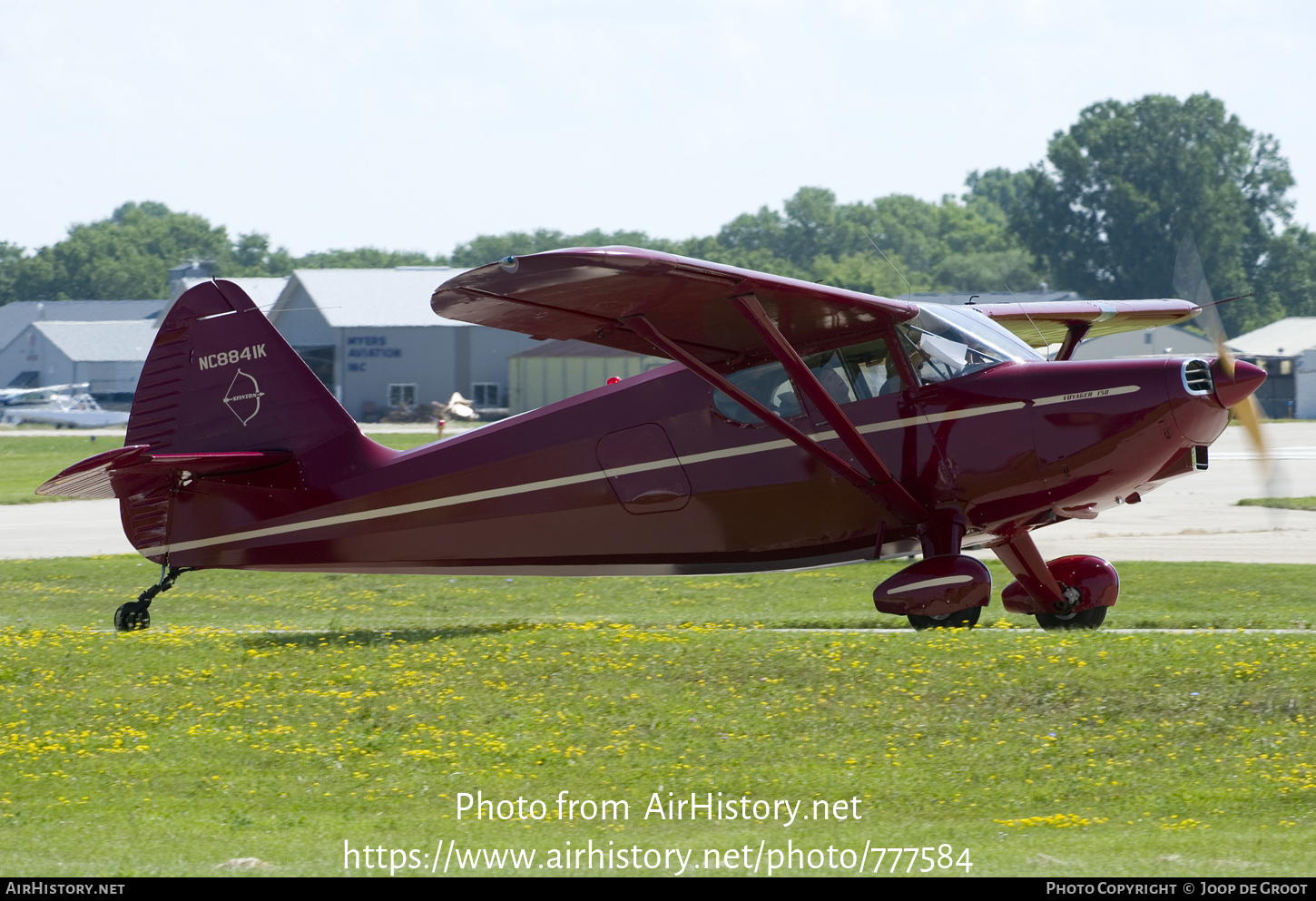 Aircraft Photo of N8841K / NC8841K | Stinson 108-1 Voyager | AirHistory.net #777584