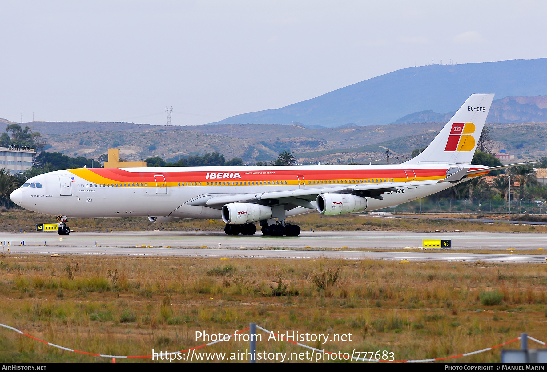 Aircraft Photo of EC-GPB | Airbus A340-313X | Iberia | AirHistory.net #777683