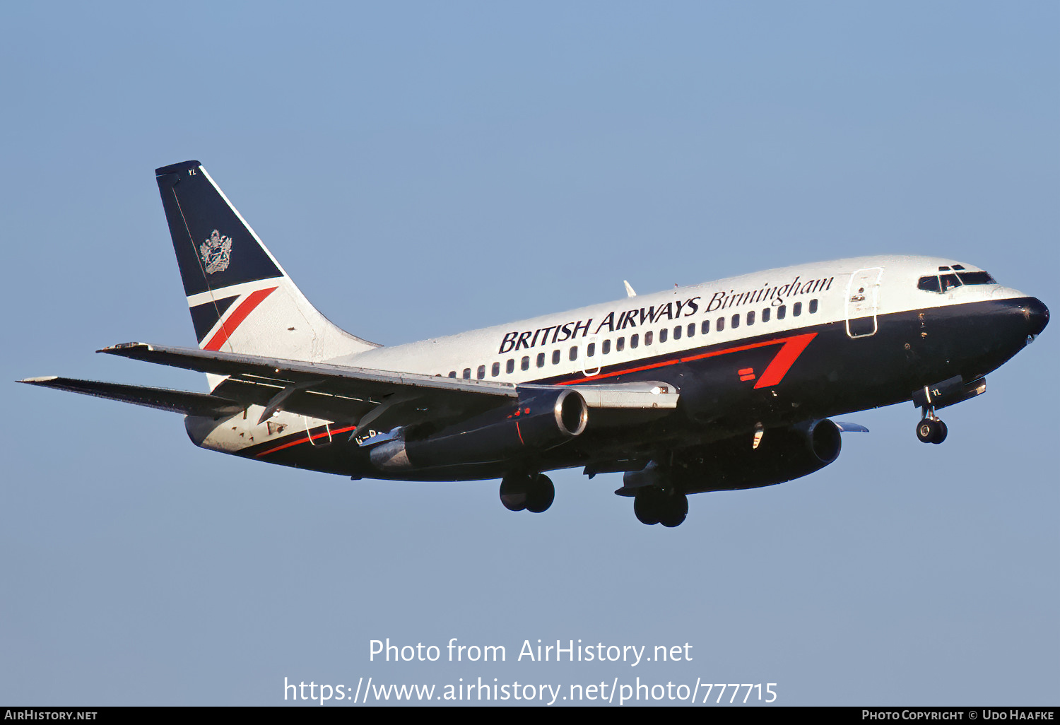 Aircraft Photo of G-BKYL | Boeing 737-236/Adv | British Airways Birmingham | AirHistory.net #777715