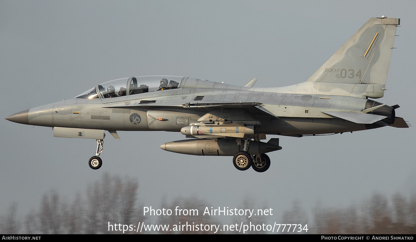 Aircraft Photo of 15-034 | Korea Aerospace FA-50 Golden Eagle | South Korea - Air Force | AirHistory.net #777734