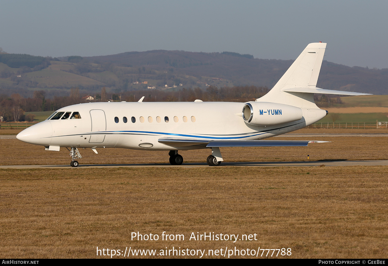 Aircraft Photo of M-YUMN | Dassault Falcon 2000 | AirHistory.net #777788