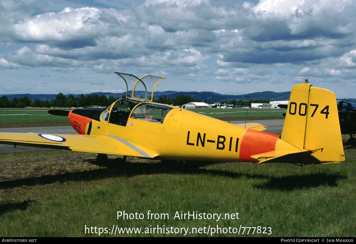 Aircraft Photo of LN-BII | Saab 91B Safir | AirHistory.net #777823