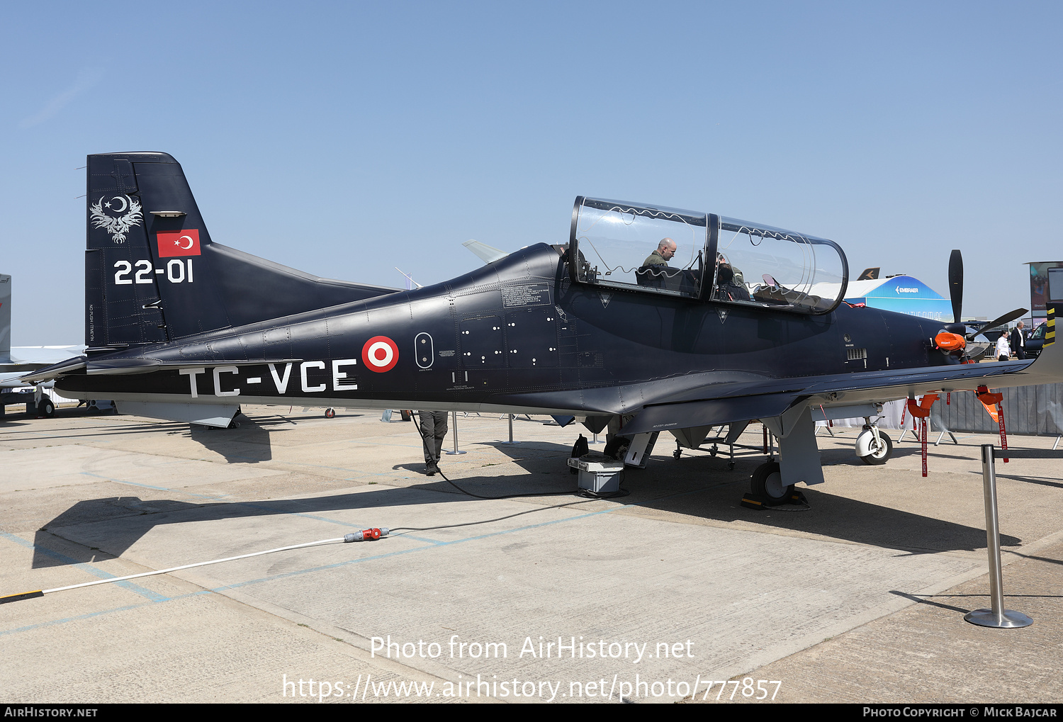 Aircraft Photo of 22-01 / TC-VCE | TAI Hürkuş-... | Turkey - Air Force | AirHistory.net #777857