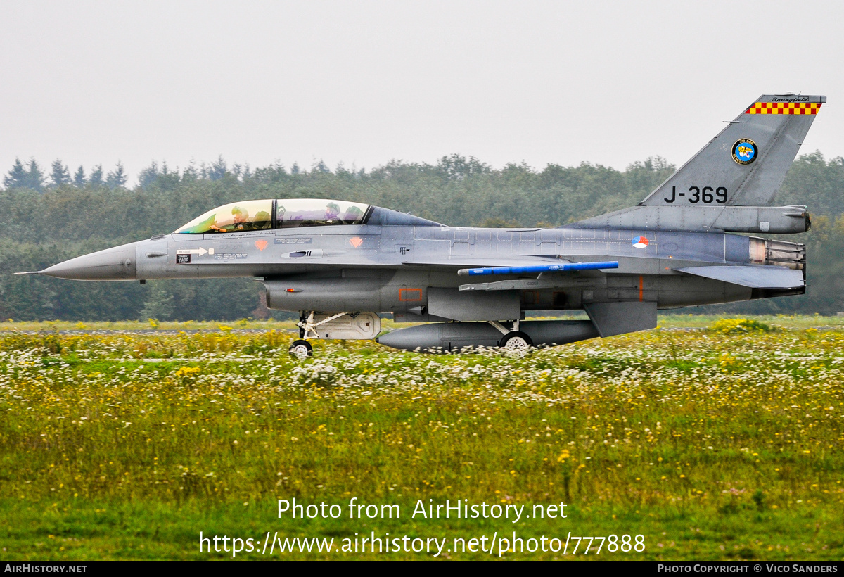 Aircraft Photo of J-369 | General Dynamics F-16B Fighting Falcon | Netherlands - Air Force | AirHistory.net #777888