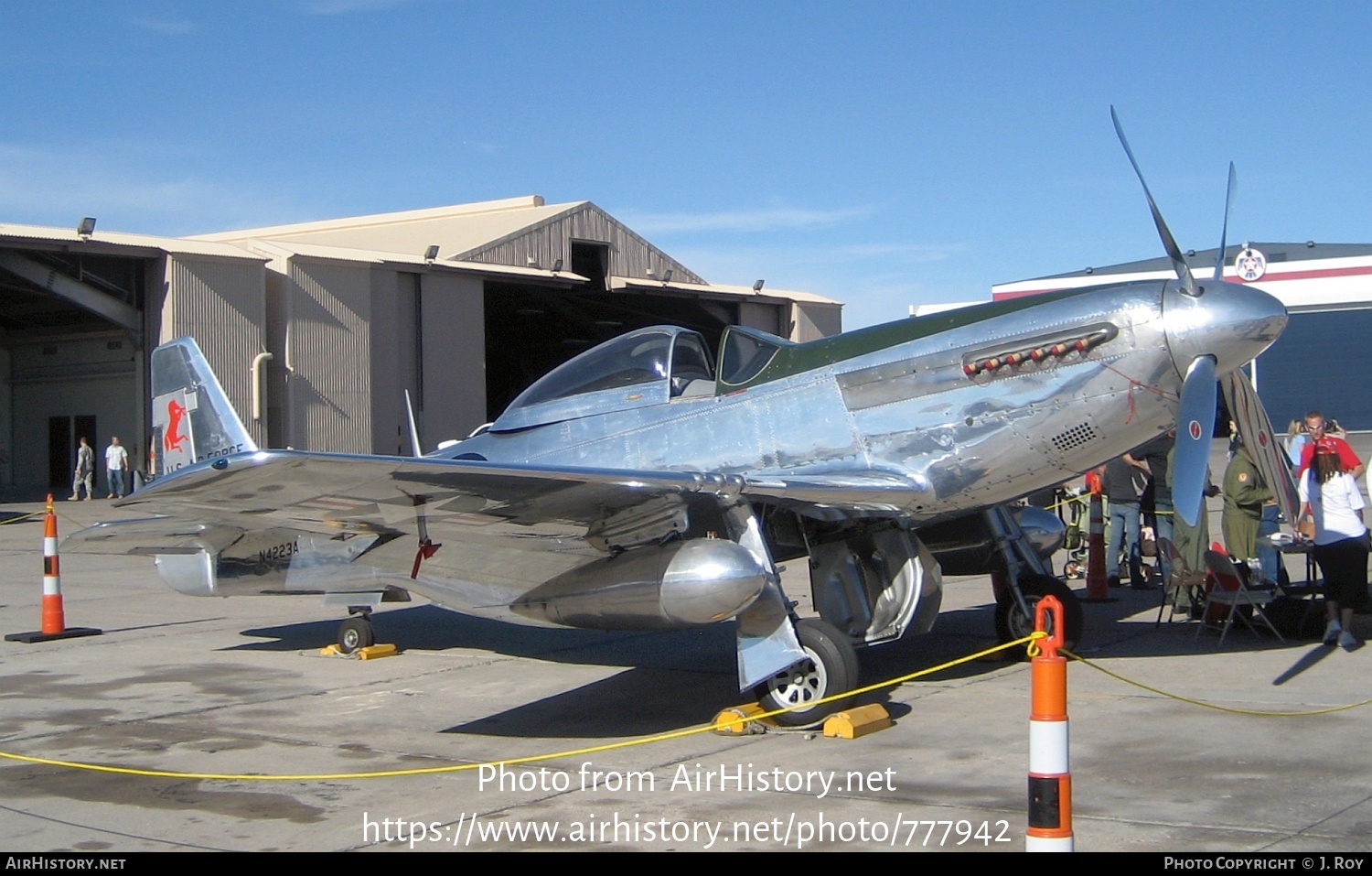 Aircraft Photo of N4223A / 44-84864 | North American P-51D Mustang | USA - Air Force | AirHistory.net #777942