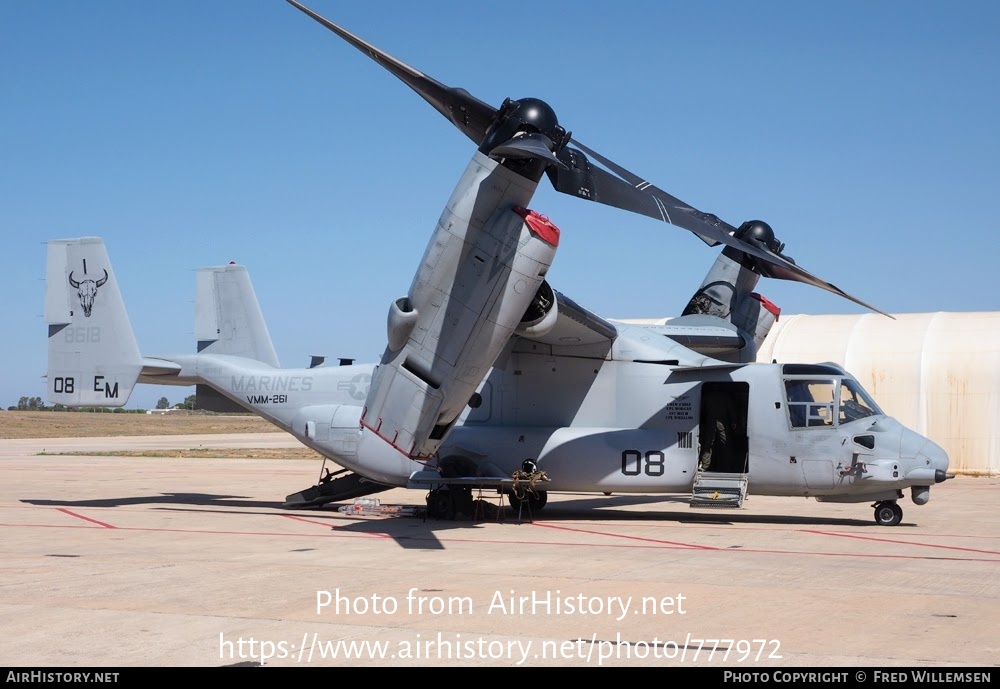 Aircraft Photo of 168618 | Bell-Boeing MV-22B Osprey | USA - Marines | AirHistory.net #777972