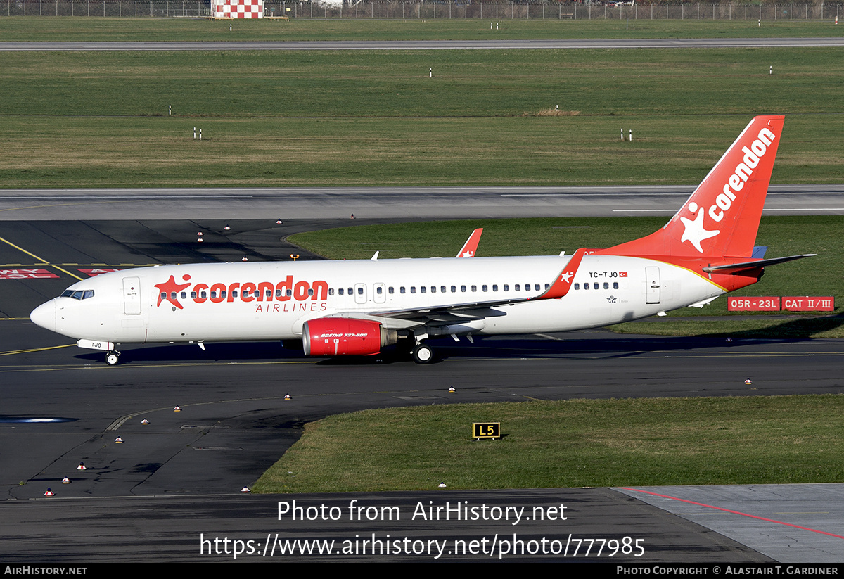 Aircraft Photo of TC-TJO | Boeing 737-86N | Corendon Airlines | AirHistory.net #777985