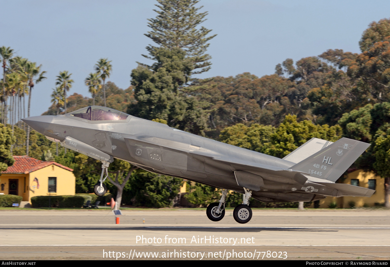 Aircraft Photo of 18-5445 / AF18-5445 | Lockheed Martin F-35A Lightning II | USA - Air Force | AirHistory.net #778023