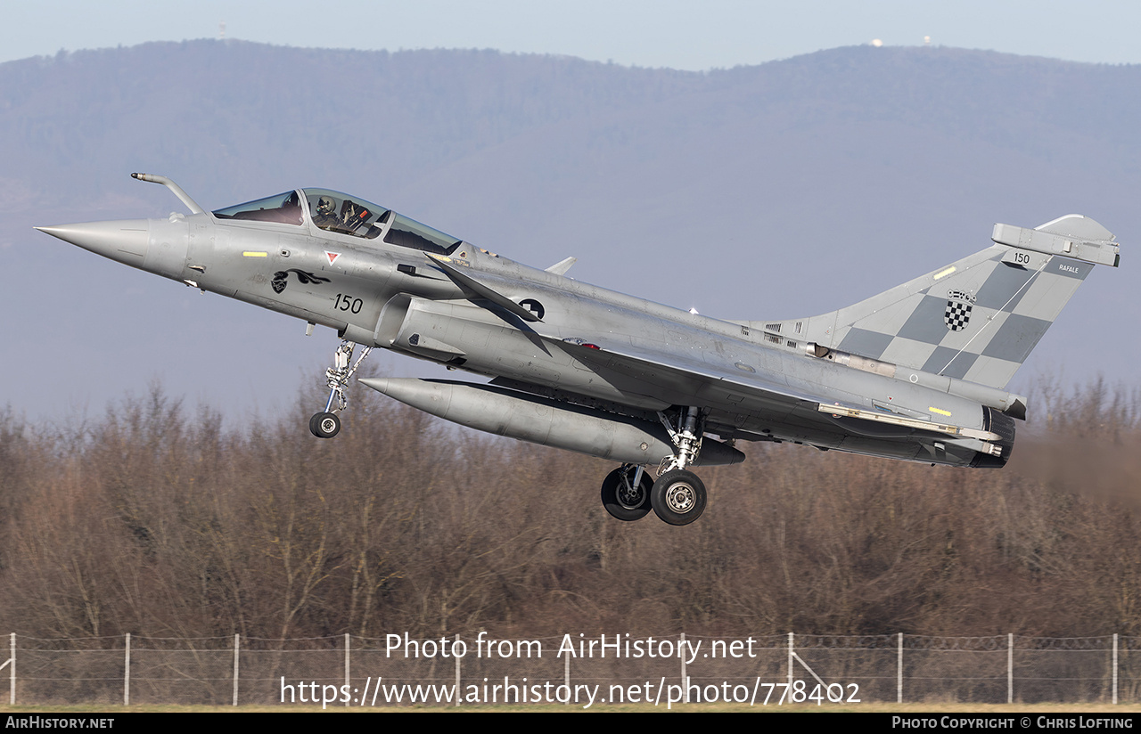 Aircraft Photo of 150 | Dassault Rafale C | Croatia - Air Force | AirHistory.net #778402