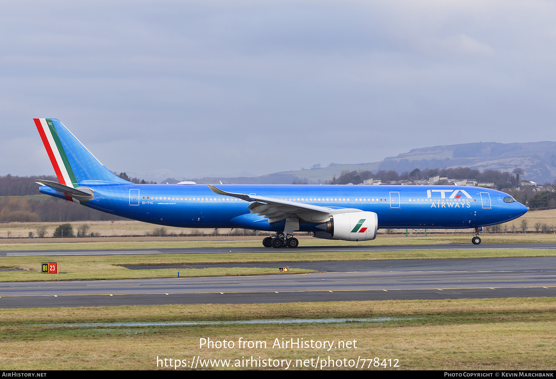 Aircraft Photo of EI-TYC | Airbus A330-941N | ITA Airways | AirHistory.net #778412