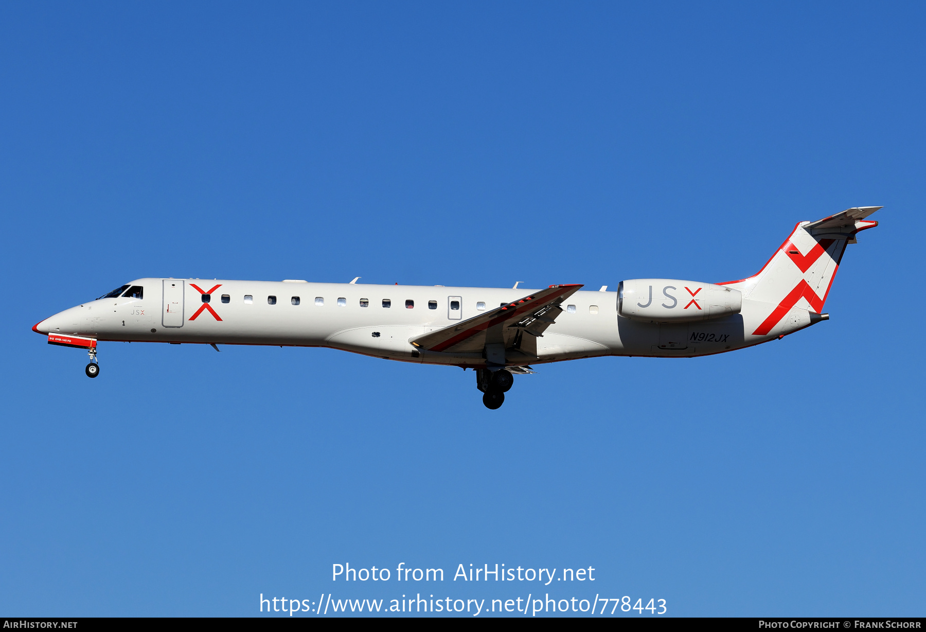 Aircraft Photo of N912JX | Embraer ERJ-145LR (EMB-145LR) | JetSuiteX - JSX | AirHistory.net #778443