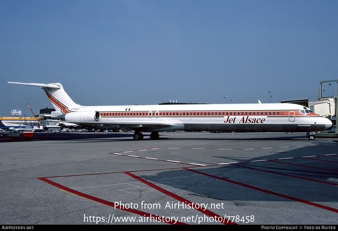 Aircraft Photo of F-GFUU | McDonnell Douglas MD-83 (DC-9-83) | Jet Alsace | AirHistory.net #778458