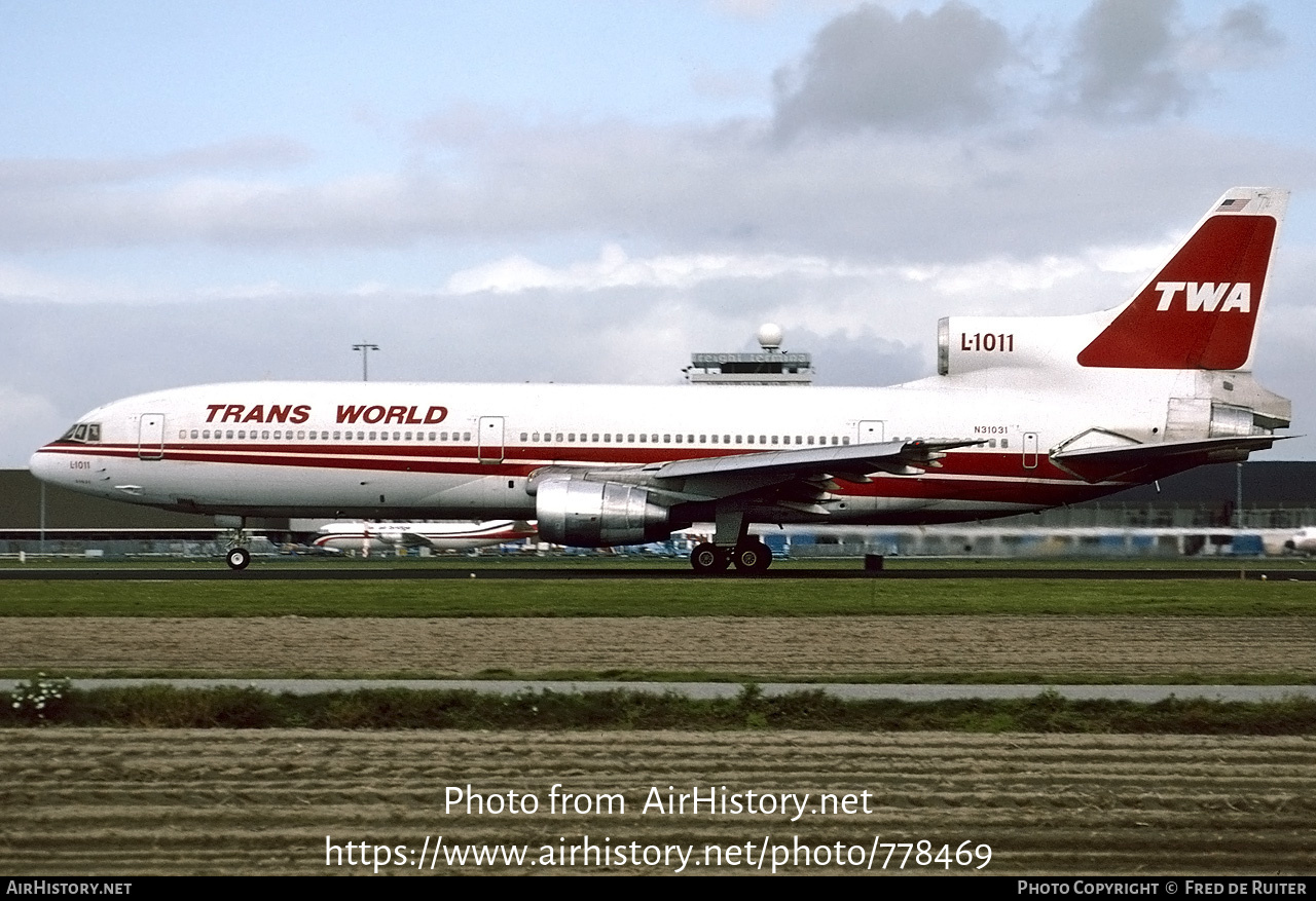 Aircraft Photo of N31031 | Lockheed L-1011-385-1-15 TriStar 100 | Trans World Airlines - TWA | AirHistory.net #778469