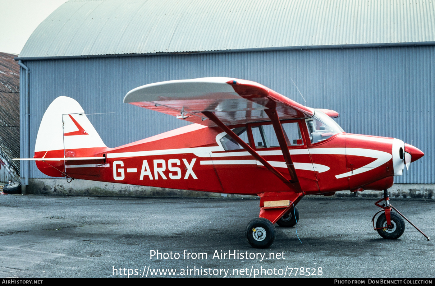 Aircraft Photo of G-ARSX | Piper PA-22-160 Tri-Pacer | AirHistory.net #778528