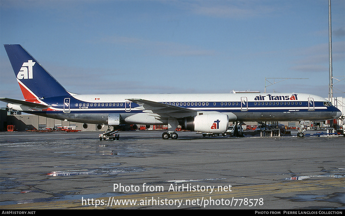 Aircraft Photo of C-GTSE | Boeing 757-23A | Air Transat | AirHistory.net #778578