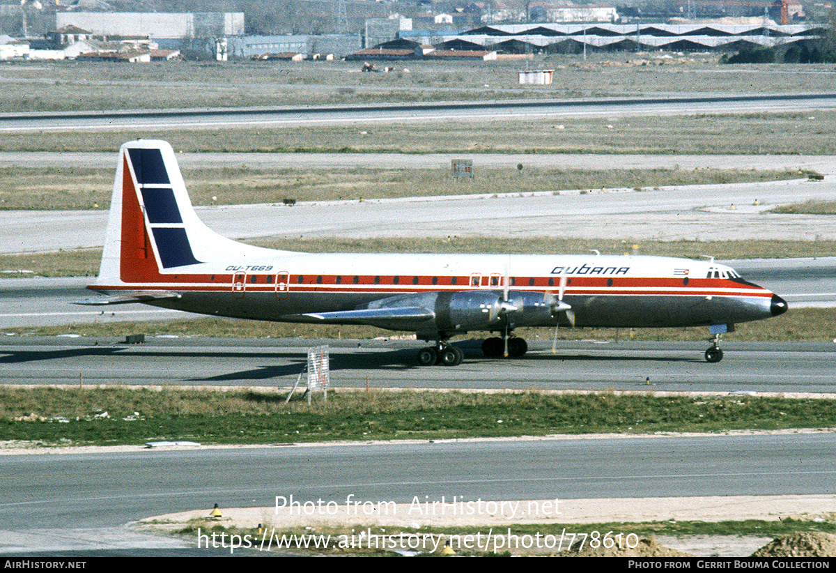 Aircraft Photo of CU-T669 | Bristol 175 Britannia 318 | Cubana | AirHistory.net #778610