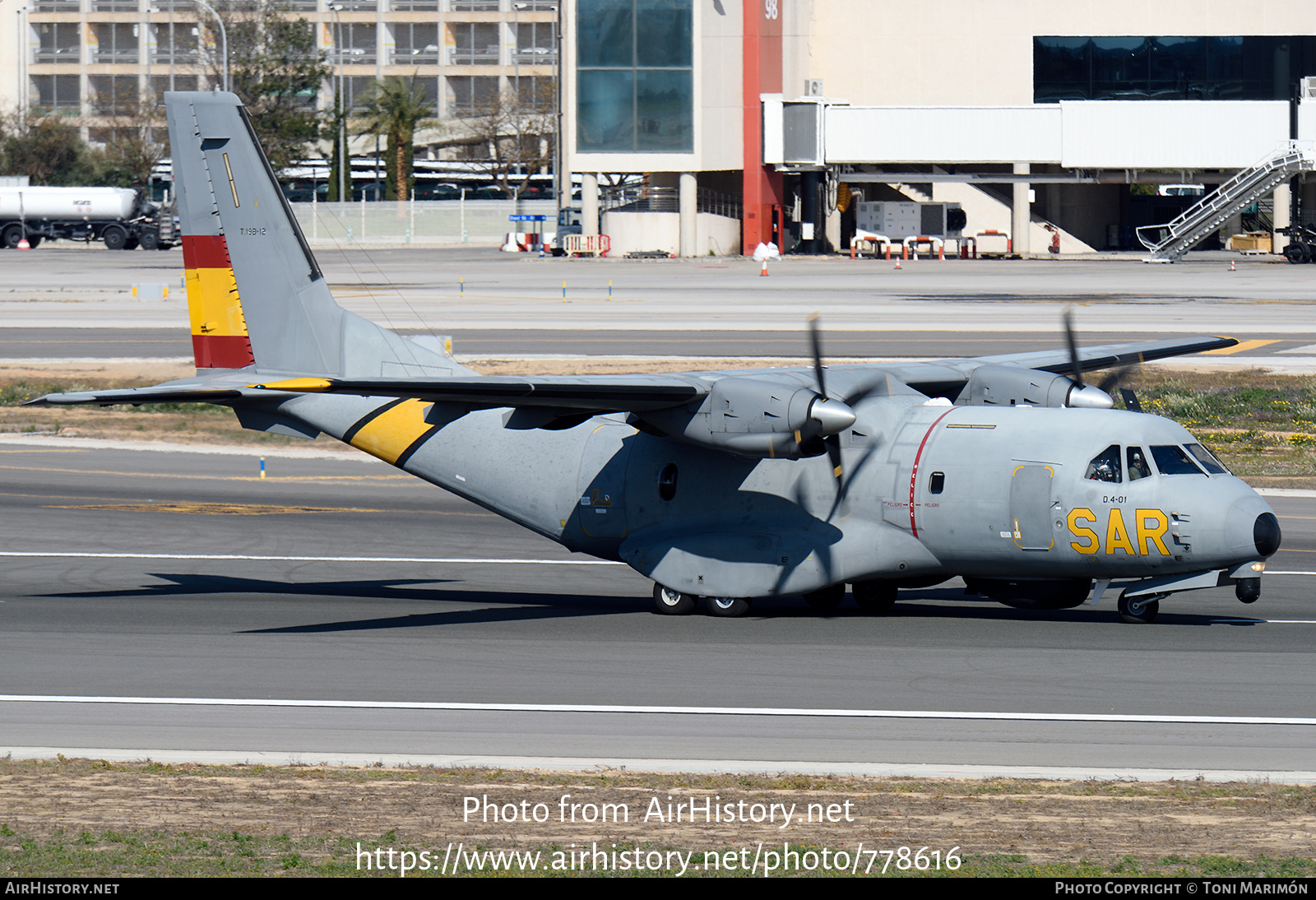 Aircraft Photo of T.19B-12 / D4-01 | CASA/IPTN CN235M-100 | Spain - Air Force | AirHistory.net #778616