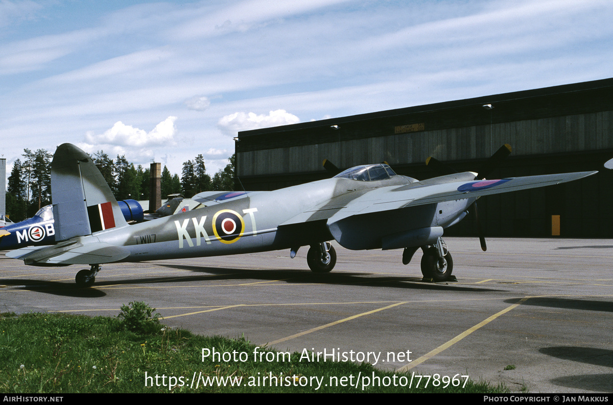 Aircraft Photo of TW117 | De Havilland D.H. 98 Mosquito T3 | UK - Air Force | AirHistory.net #778967