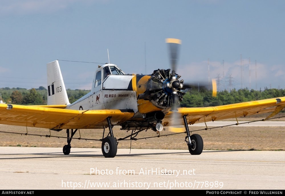 Aircraft Photo of 103 | PZL-Mielec M-18B Dromader | Greece - Air Force | AirHistory.net #778989