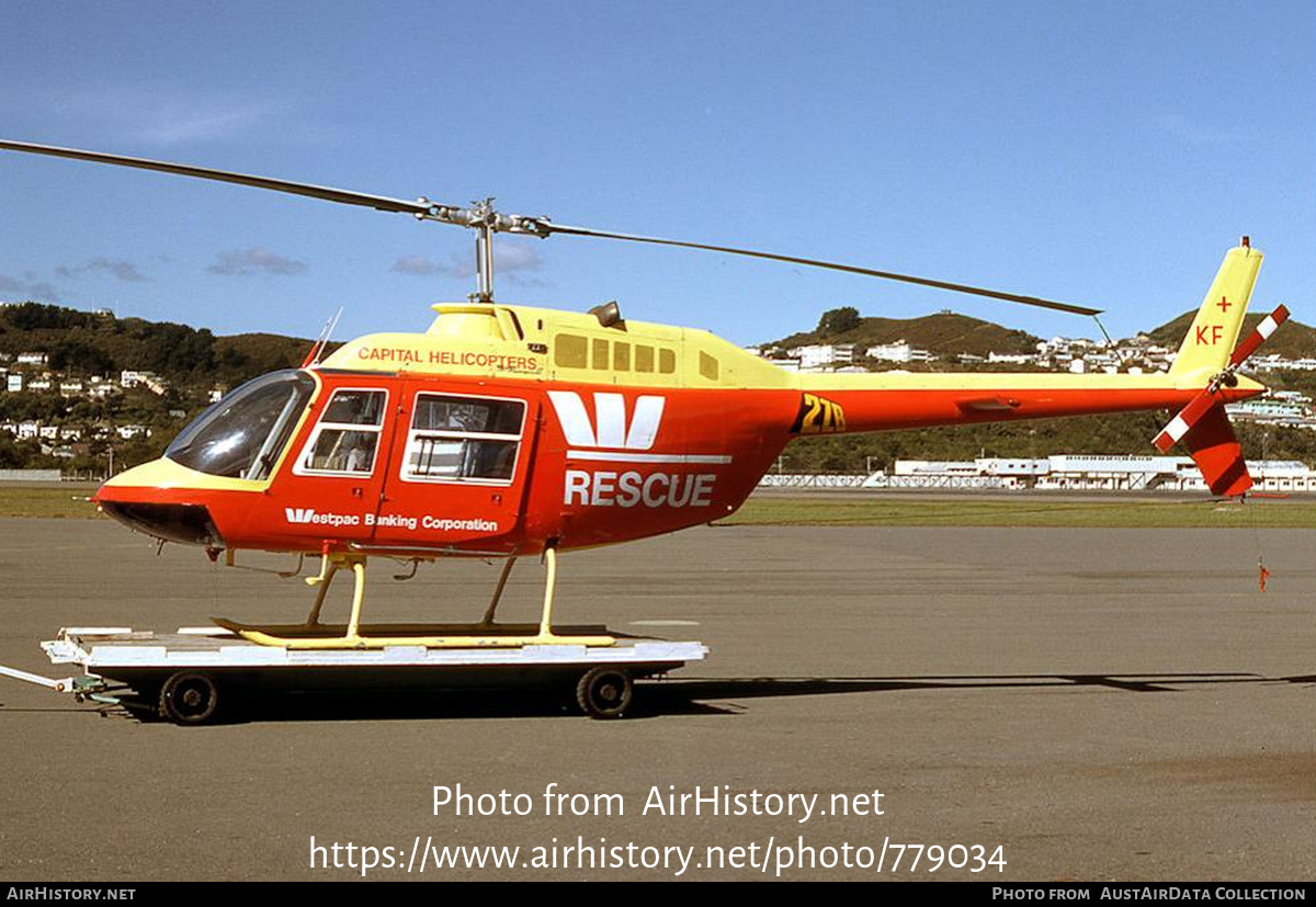 Aircraft Photo of ZK-HKF / KF | Bell 206B-2 JetRanger II | Westpac Rescue | AirHistory.net #779034