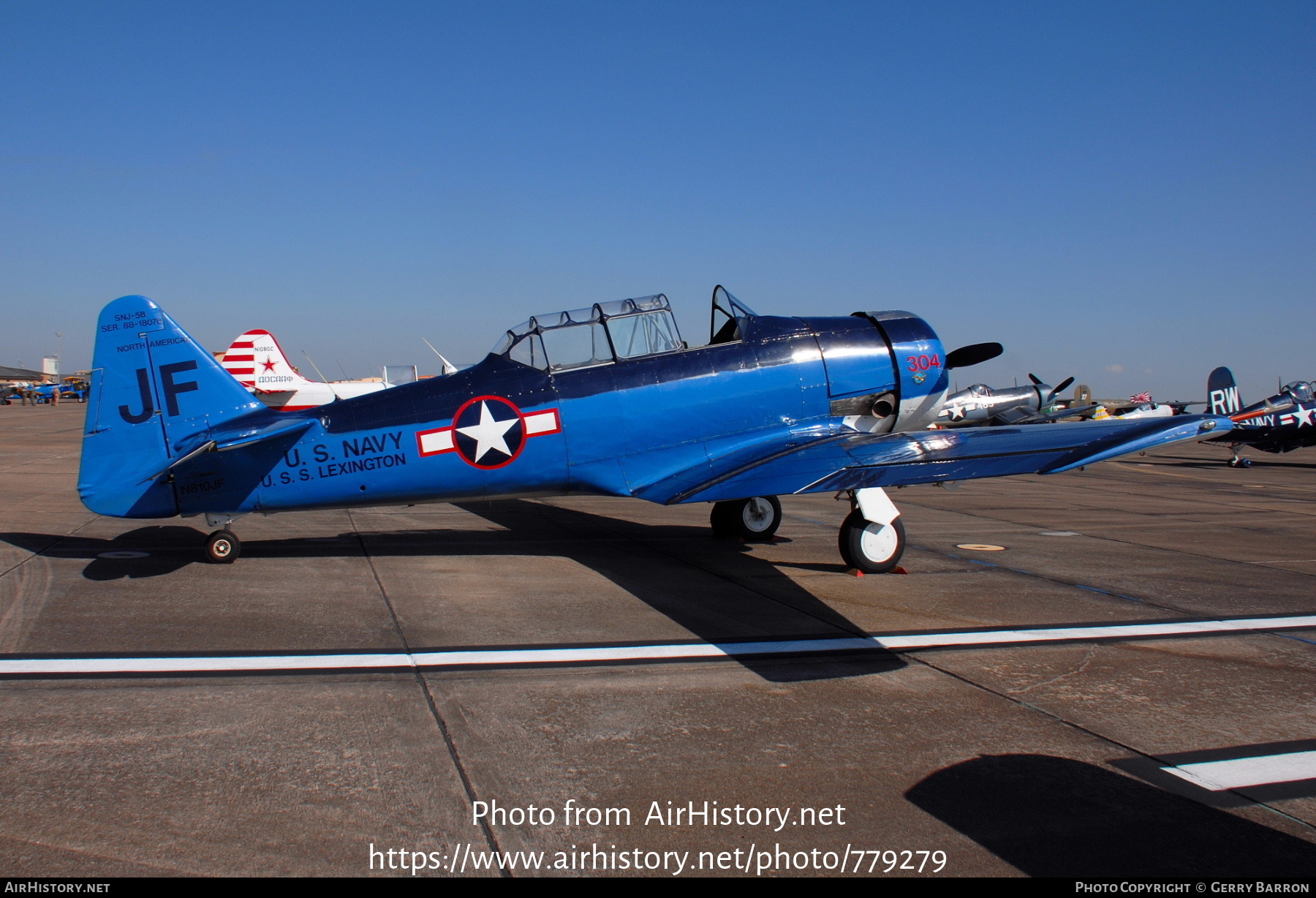 Aircraft Photo of N810JF | North American SNJ-5B Texan | USA - Navy | AirHistory.net #779279