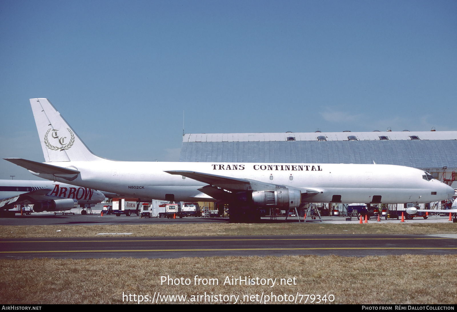 Aircraft Photo of N802CK | Douglas DC-8-54CF Jet Trader | Trans Continental Airlines | AirHistory.net #779340